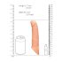 RealRock Penis Sleeve 8 - 21cm powłoka - naturalny