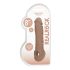 RealRock nakładka na penisa 21cm - ciemny naturalny kolor