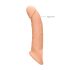 RealRock Nakładka na Penisa 9 (21,5 cm) - naturalna