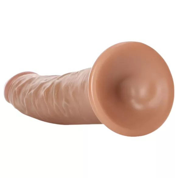 RealRock Slim - realistyczny dildo 15,5 cm - ciemna skóra