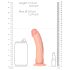 RealRock - naturalny realistyczny dildo z przyssawką 15,5 cm