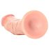 RealRock - naturalny realistyczny dildo z przyssawką 15,5 cm