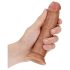 RealRock - realistyczny dildo 15,5 cm (ciemny naturalny)