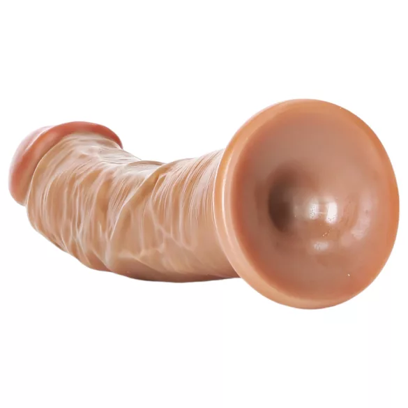 RealRock - realistyczny dildo - 15,5 cm - ciemny odcień skóry