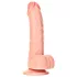 RealRock - dildo z przyssawką i jądrami - 15,5 cm (w kolorze ciała)