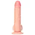 RealRock - dildo z przyssawką i jądrami - 15,5 cm (w kolorze ciała)