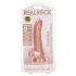 RealRock - realistyczne dildo z przyssawką 15,5cm (naturalne)