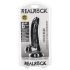 RealRock - realistyczny dildo z przyssawką - 15,5 cm (czarny)