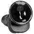 RealRock - realistyczny dildo z przyssawką - 15,5 cm (czarny)