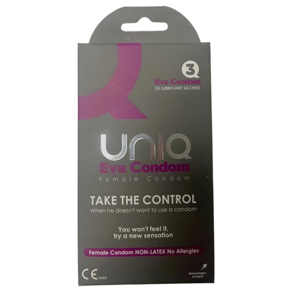 Uniq Eva - lateksowa damska prezerwatywa (3 szt.)