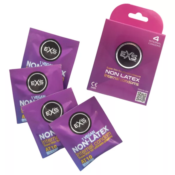 EXS Internal Condom - bezlateksowa prezerwatywa dla kobiet (4 szt.)