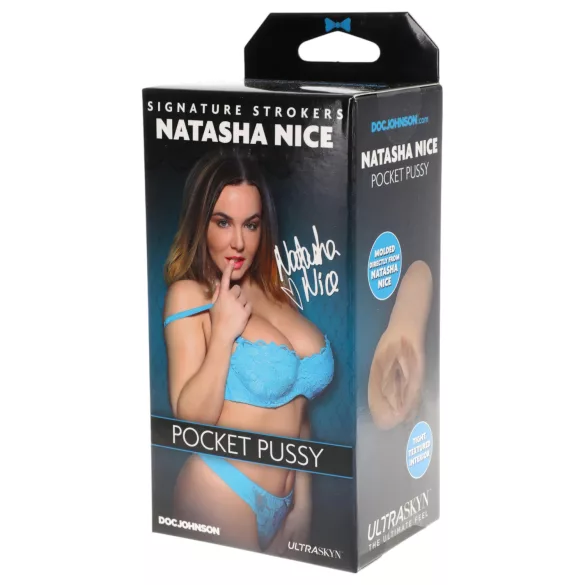 Doc Johnson Natasha Nice - realistyczna sztuczna pochwa Ultraskyn (kolor cielisty)
