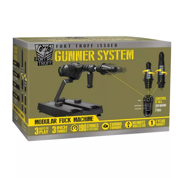 Doc Johnson Gunner System - maszyna do seksu - czarny