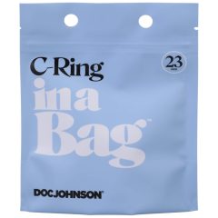   Doc Johnson C-Ring - silikonowy pierścień na penisa (czarny)
