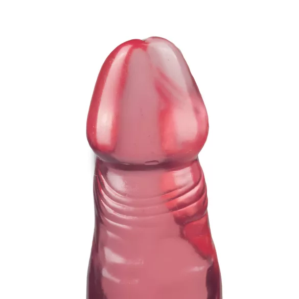 Crystal Jellies - różowe dildo analne z przyssawką