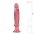 Crystal Jellies - różowe dildo analne z przyssawką