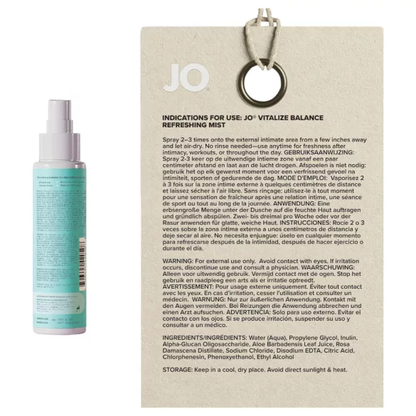 System JO Vitalize - intymny odświeżający spray (60 ml)