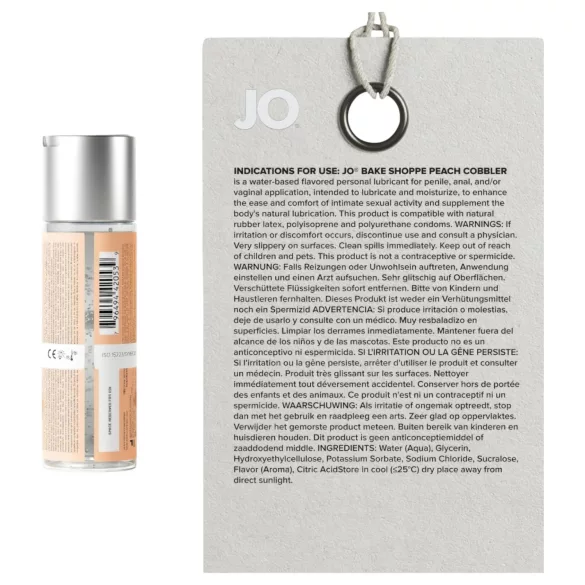 System JO Bake Shoppe - aromatyczny lubrykant smakowy, ciasto brzoskwiniowe (60 ml)
