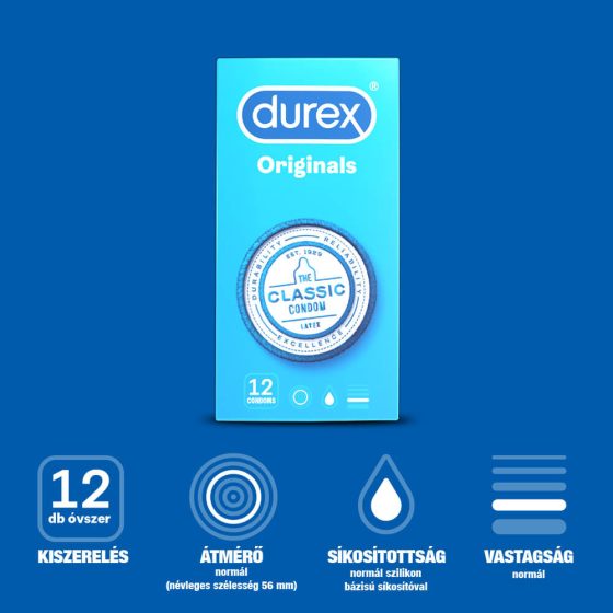 Durex Classic - prezerwatywa (12 sztuk)