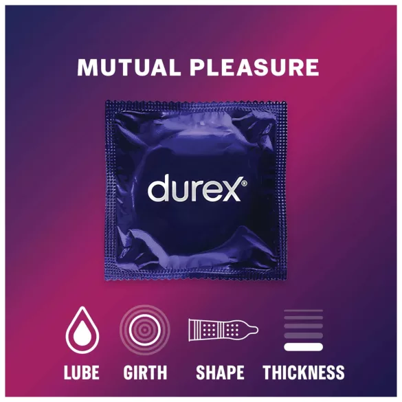 Durex Mutual Pleasure - prezerwatywy opóźniające wytrysk (3 szt.)