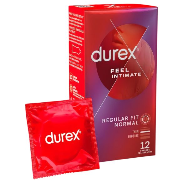 Durex Feel Intimate - cienkie prezerwatywy (12 szt.)