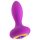 Oh My Gem – wibrujący analny plug z kryształem (fioletowy)