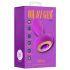 Oh My Gem – wibrujący analny plug z kryształem (fioletowy)