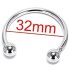Stalowy pierścień opóźniający wytrysk (32mm)