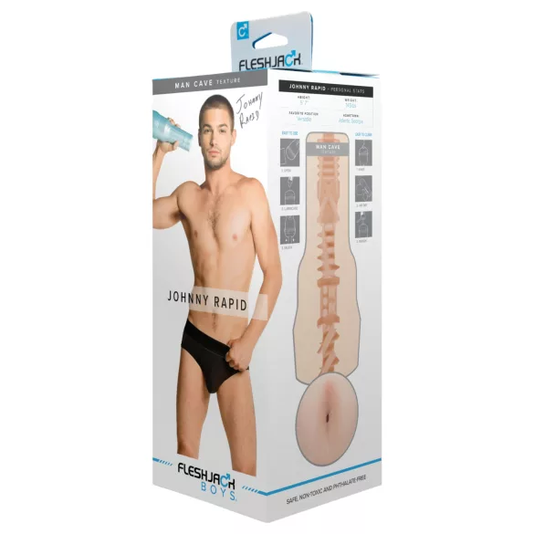 Fleshjack Johnny Rapid Man - masturbator analny - realistyczny - cielisty