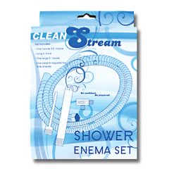   Shower Enema - aluminiowy zestaw do higieny intymnej (srebrny)