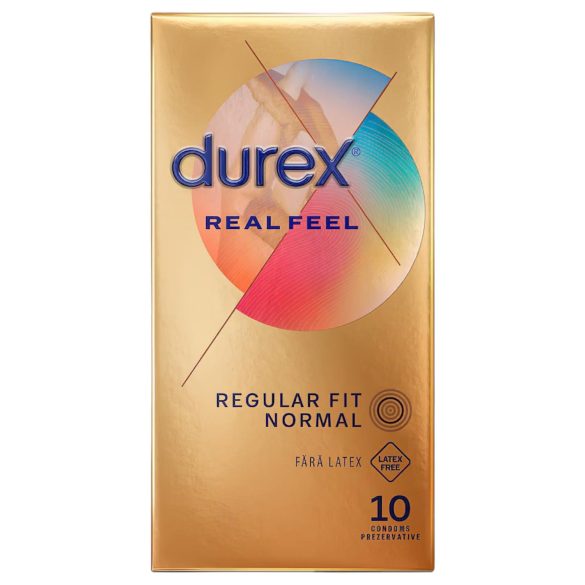 Durex Real Feel - prezerwatywy bez lateksu (10 szt.)