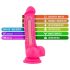 Blush Neo – dildo z przyssawką, 19 cm (różowy)