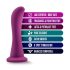 Temptasia Bellatrix - fioletowe dildo z przyssawką
