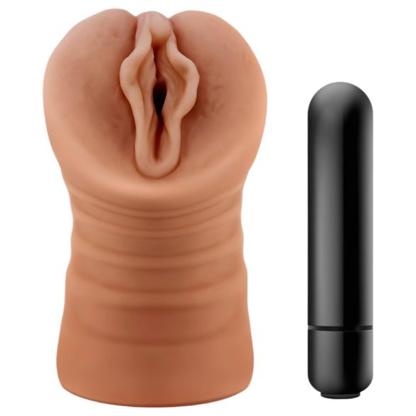 M Men Sofia - wibrująca sztuczna pochwa (nude)