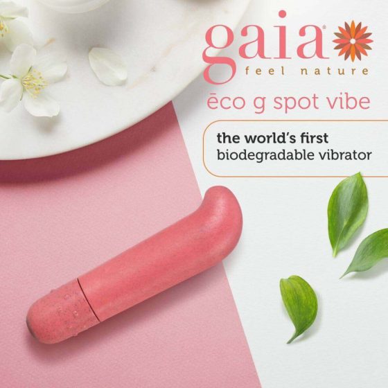 Gaia Eco G-spot - ekologiczny wibrator punktu G (koralowy)