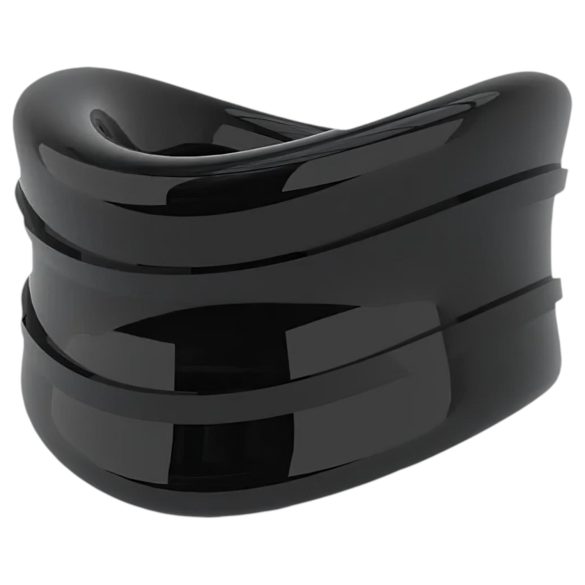 Stay Hard Beef - pierścień na jądra - mocny - silikonowy czarny