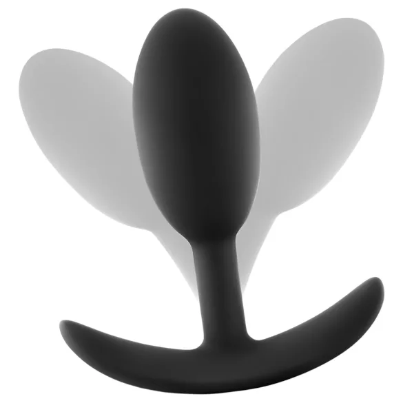Anal Adventures Platinum M - korek analny - średni - czarny