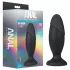 Anal Adventures Platinum Rocket - duża analna zatyczka - czarna