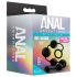 Anal Adventures L – koralikowy czarny dildo analny