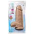 Blush Chub - realistyczny dildo z przyssawką - 18 cm - kolor naturalny
