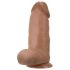 Blush Chub - realistyczny dildo z przyssawką - 18 cm - kolor naturalny