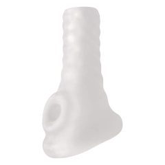   Perfect Fit Breeder - otwarta osłona penisa (10 cm) - mlecznobiała