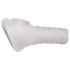 Perfect Fit Breeder - biały otwarty futerał na penisa (10 cm)