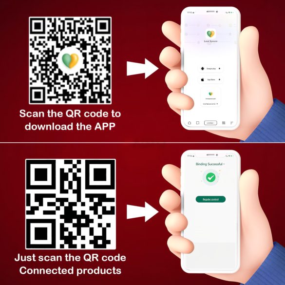 AlvUp - wibrujący kork analny - sterowanie aplikacją - czarny