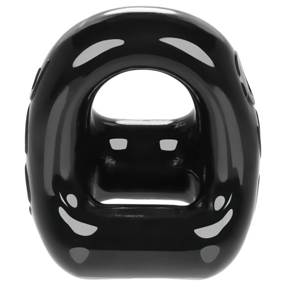 OXBALLS - pierścień na penisa i jądra - silikon - czarny