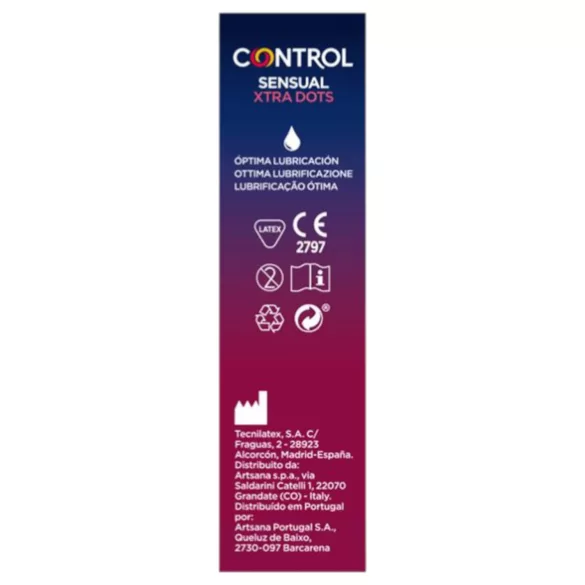 Control - prezerwatywy z wypustkami - 12 sztuk