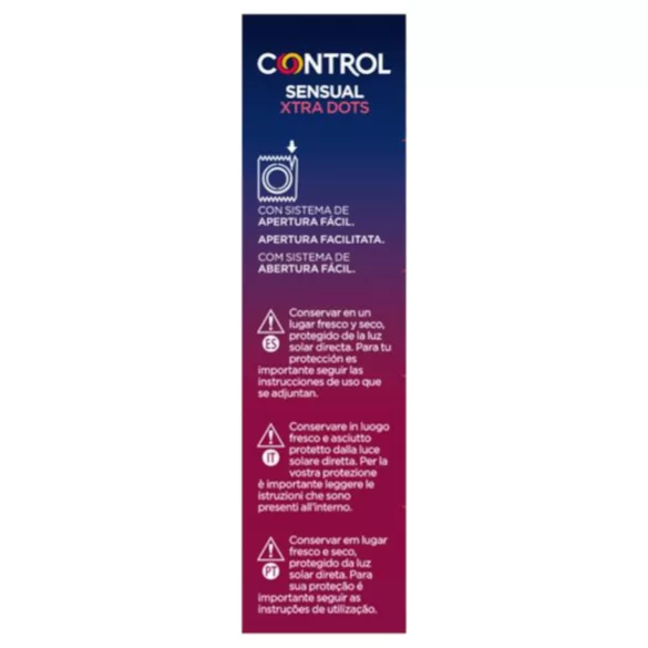 Control - prezerwatywy z wypustkami - 12 sztuk