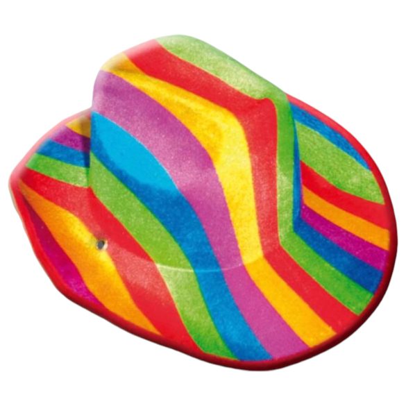 Pride kowbojski kapelusz (tęczowy)