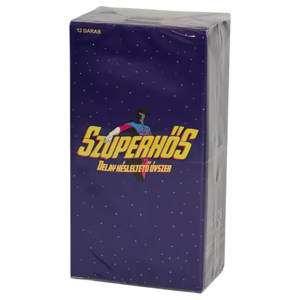 Superbohater - prezerwatywy o działaniu opóźniającym (12 szt.)