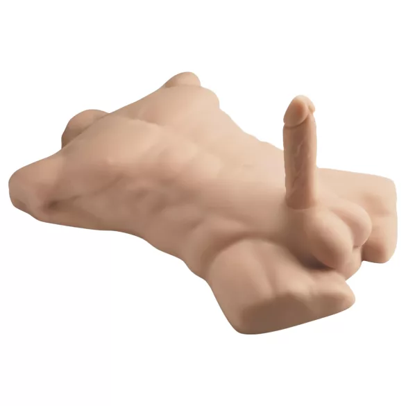 Silexd Apollo - masturbator męski torzo - silikon - kolor naturalny